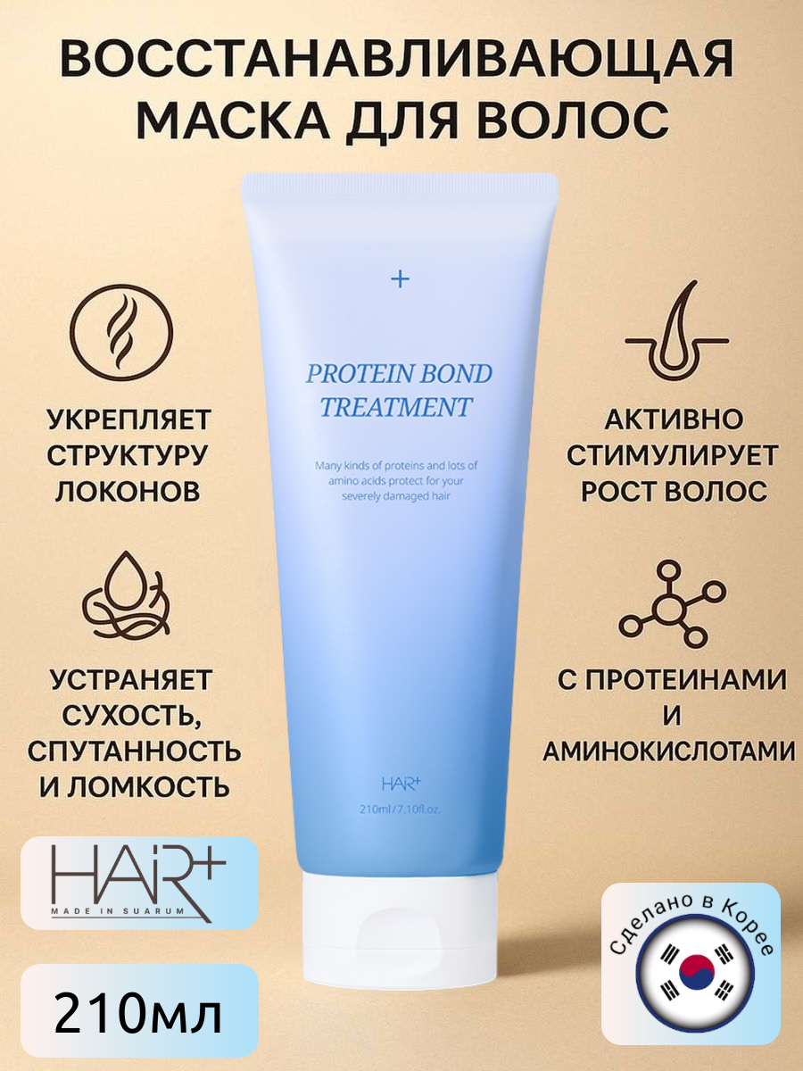 Маска для поврежденных волос с протеинами и аминокислотами Protein Bond Treatment, 210мл